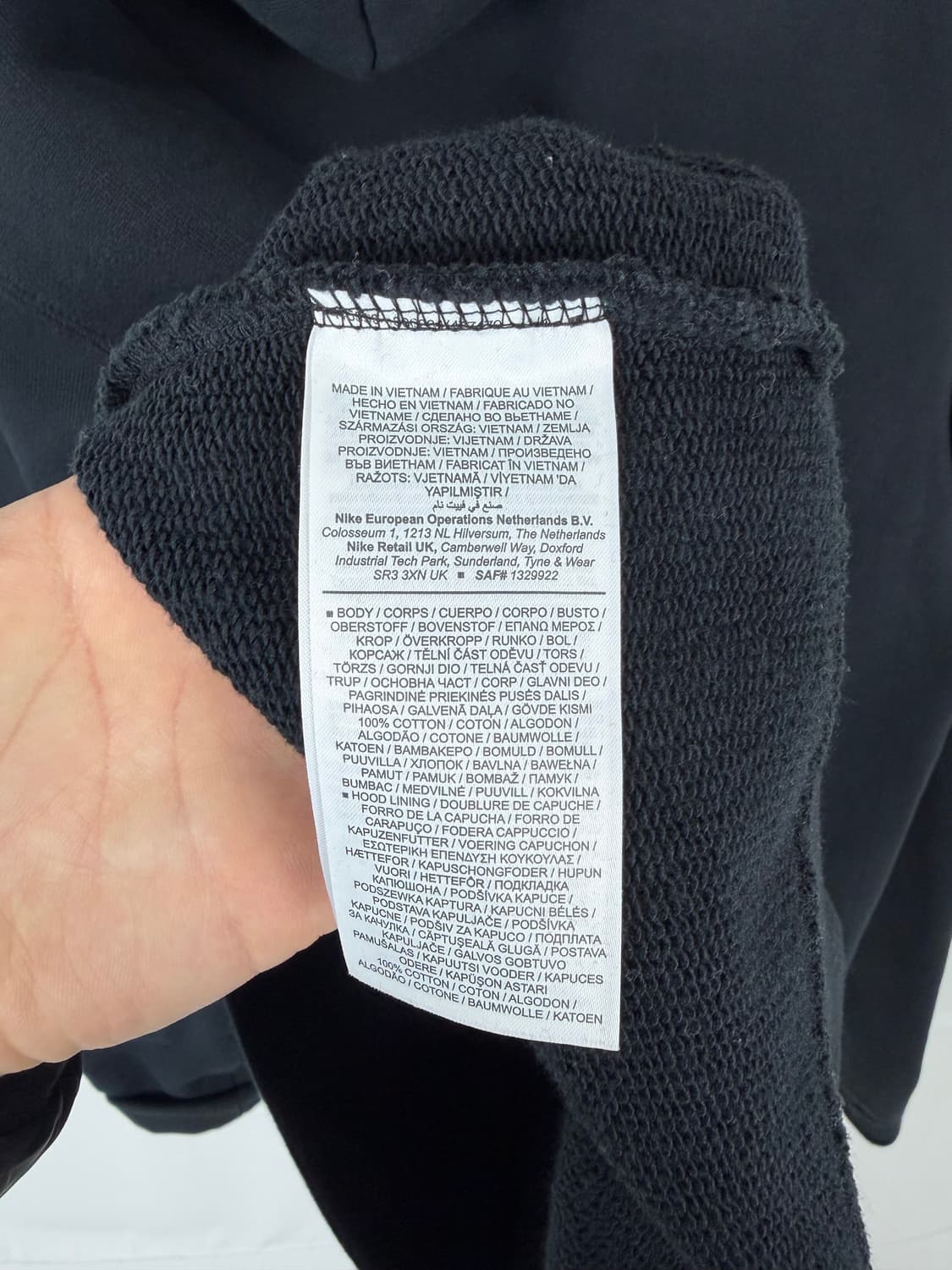 a75) 나이키조던 x 트래비스스캇 x 프라그먼트 후드티 상품이미지7