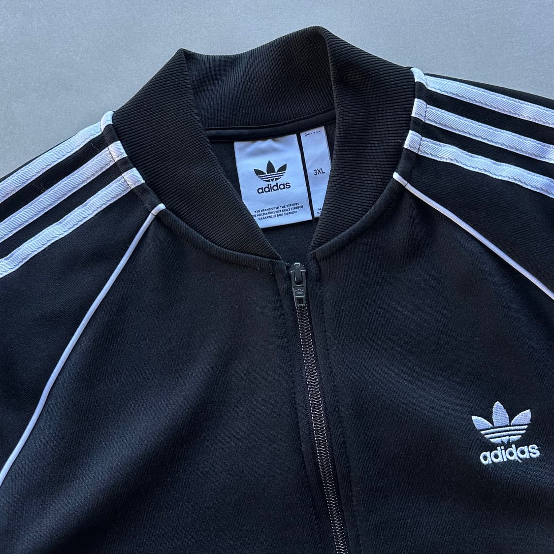 [XL-2XL]아디다스 트레포일 SST 블랙 트랙탑 져지 상품이미지5