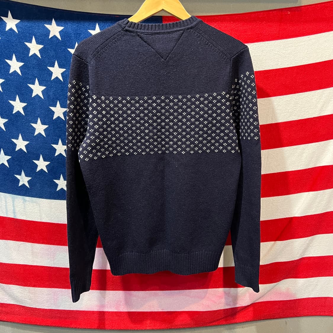 타미힐피거 눈꽃 패턴 니트 상품이미지2