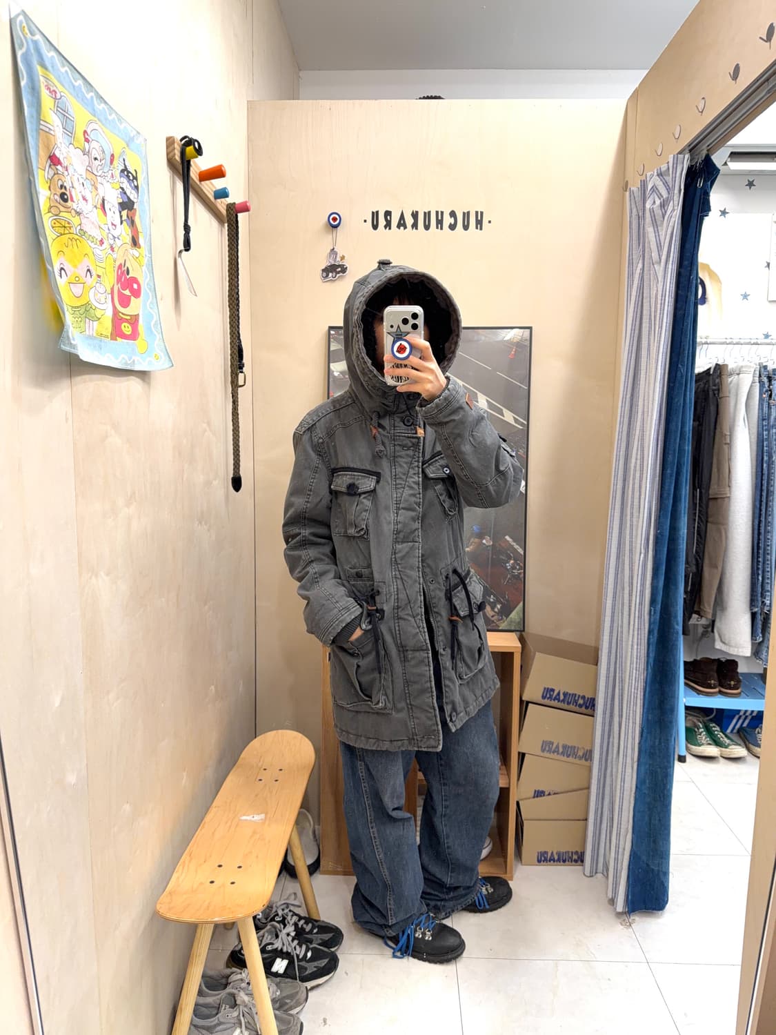 KHUJO washed military multipocket jacket 상품이미지6
