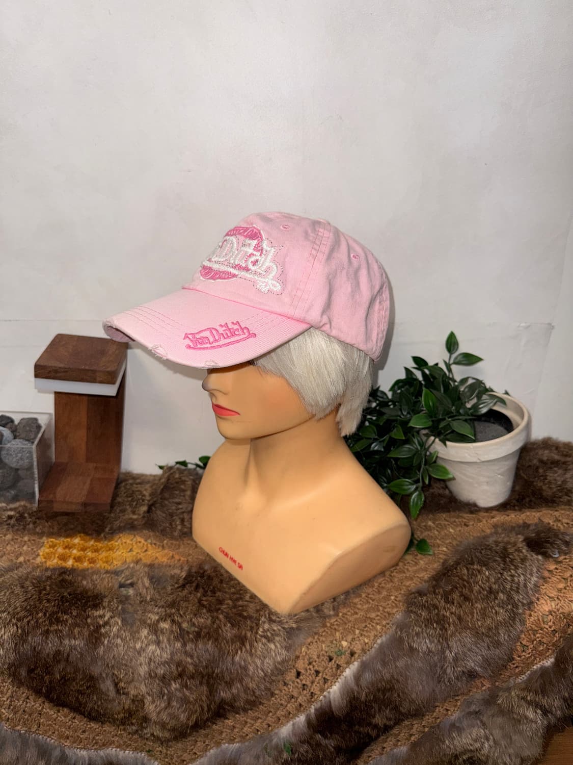 Von Dutch baby pink logo ball cap 상품이미지2