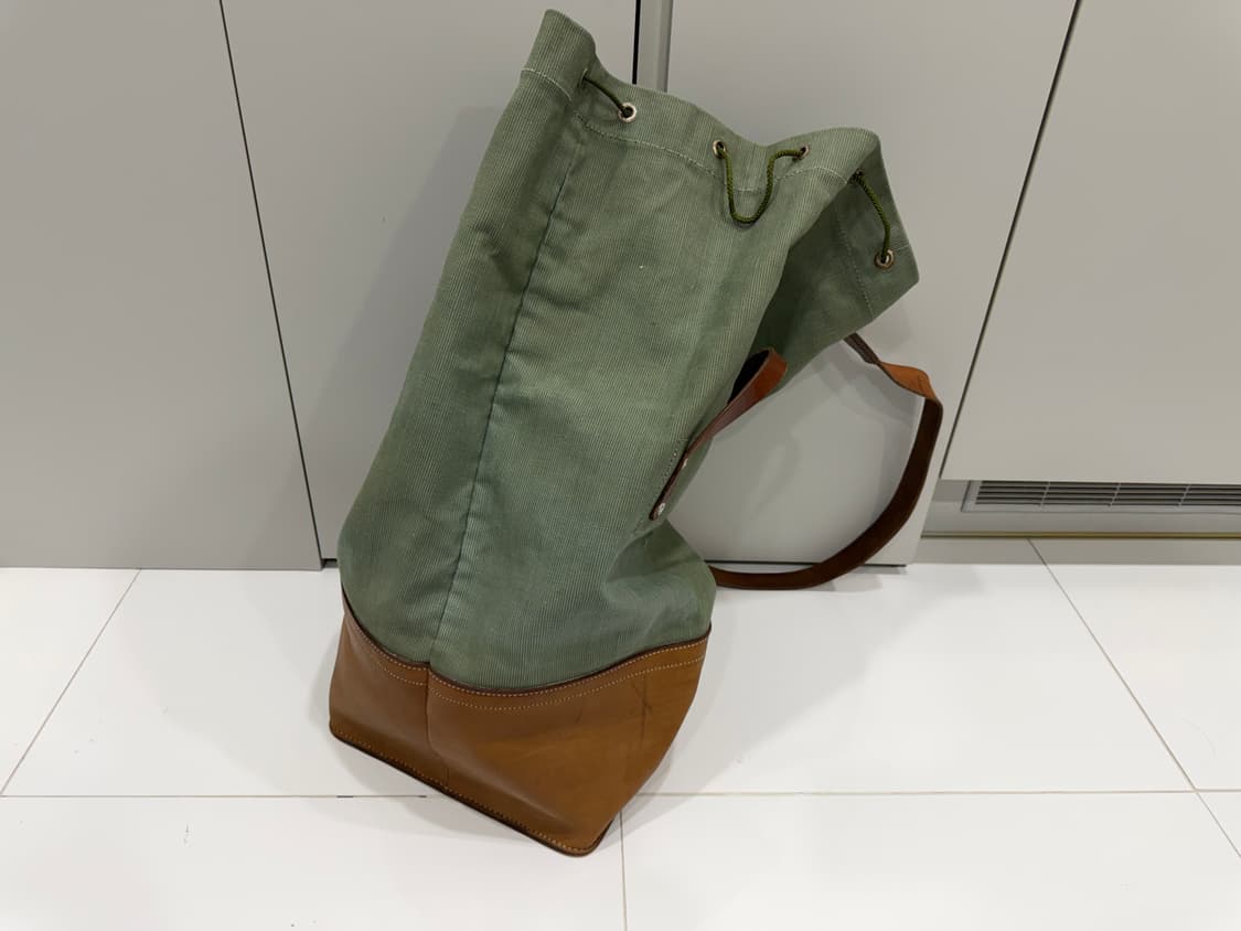 (레어 소장용) 귀한 스위스군 캔버스가죽백 상품이미지6