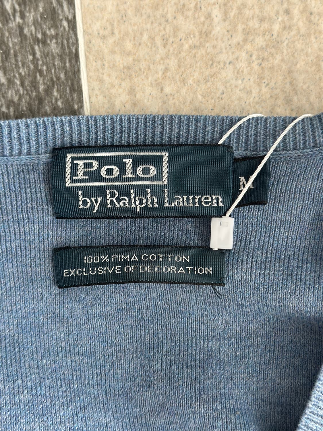 폴로 랄프로렌 스카이 피마코튼 V넥 니트  상품이미지7