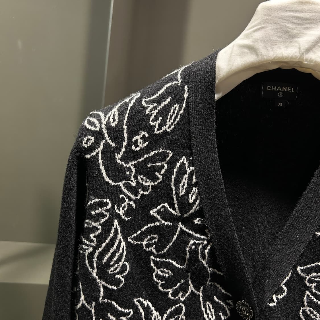 샤넬 플로럴 버드 캐시미어 가디건 상품이미지2