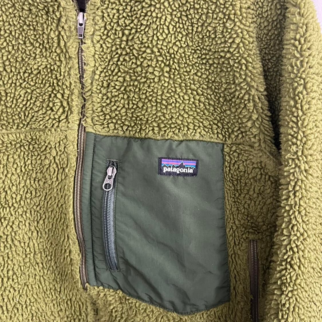 파타고니아 클래식 레트로-X 플리스 자켓 파일 그린 상품이미지2