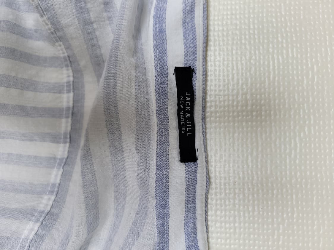 잭앤질 Jack&Jill 남자 스트라이프 셔츠 100 스카이블루 상품이미지9