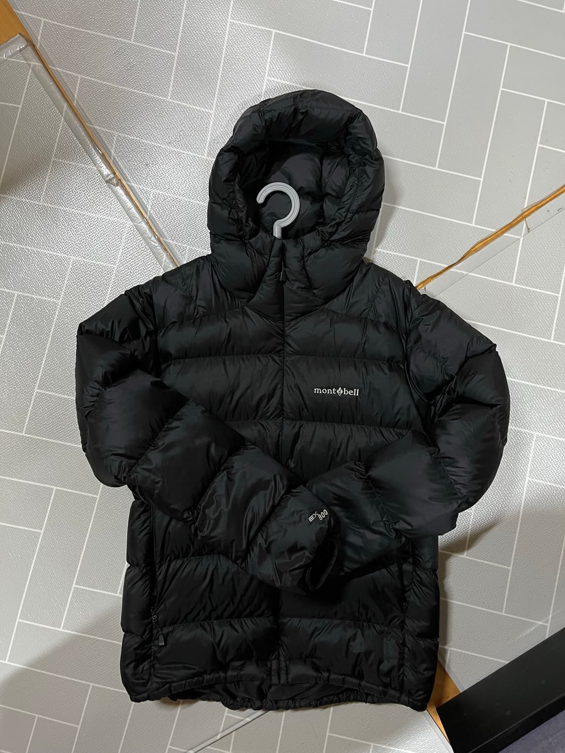 몽벨 라이트 알파인 다운 파카 블랙 m 상품이미지1
