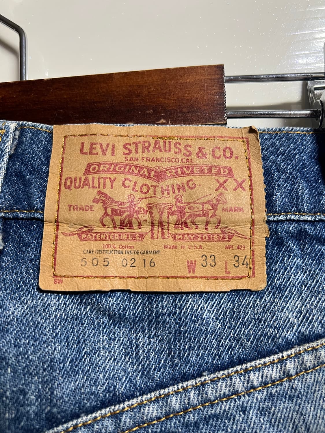 빈티지 80s 리바이스 데님팬츠 상품이미지7