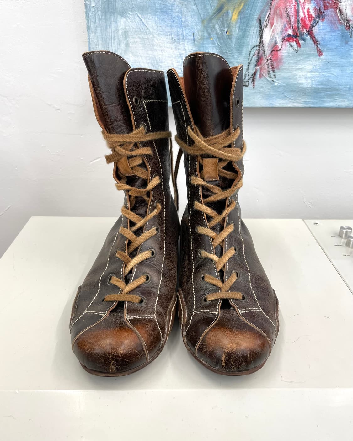 [250] Italy 레더 복싱 부츠 상품이미지2