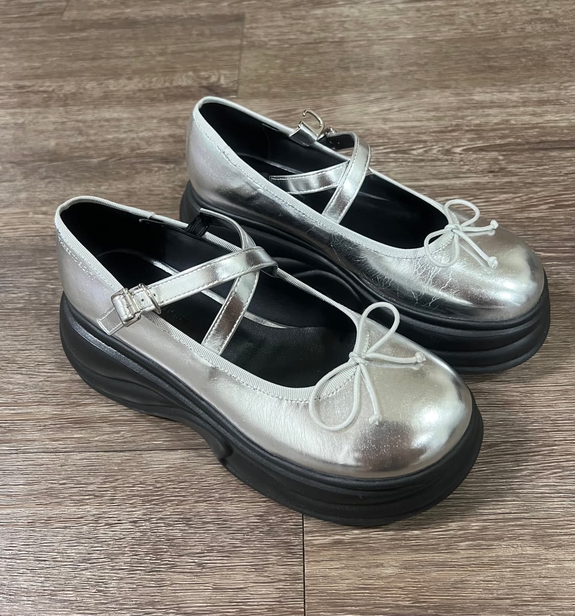 STRAP MARY JANE PLATFORM (SILVER) 상품이미지2
