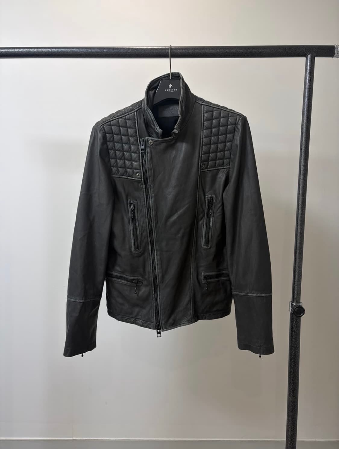 (L) Allsaints 올세인츠 아머 레더 자켓 상품이미지1