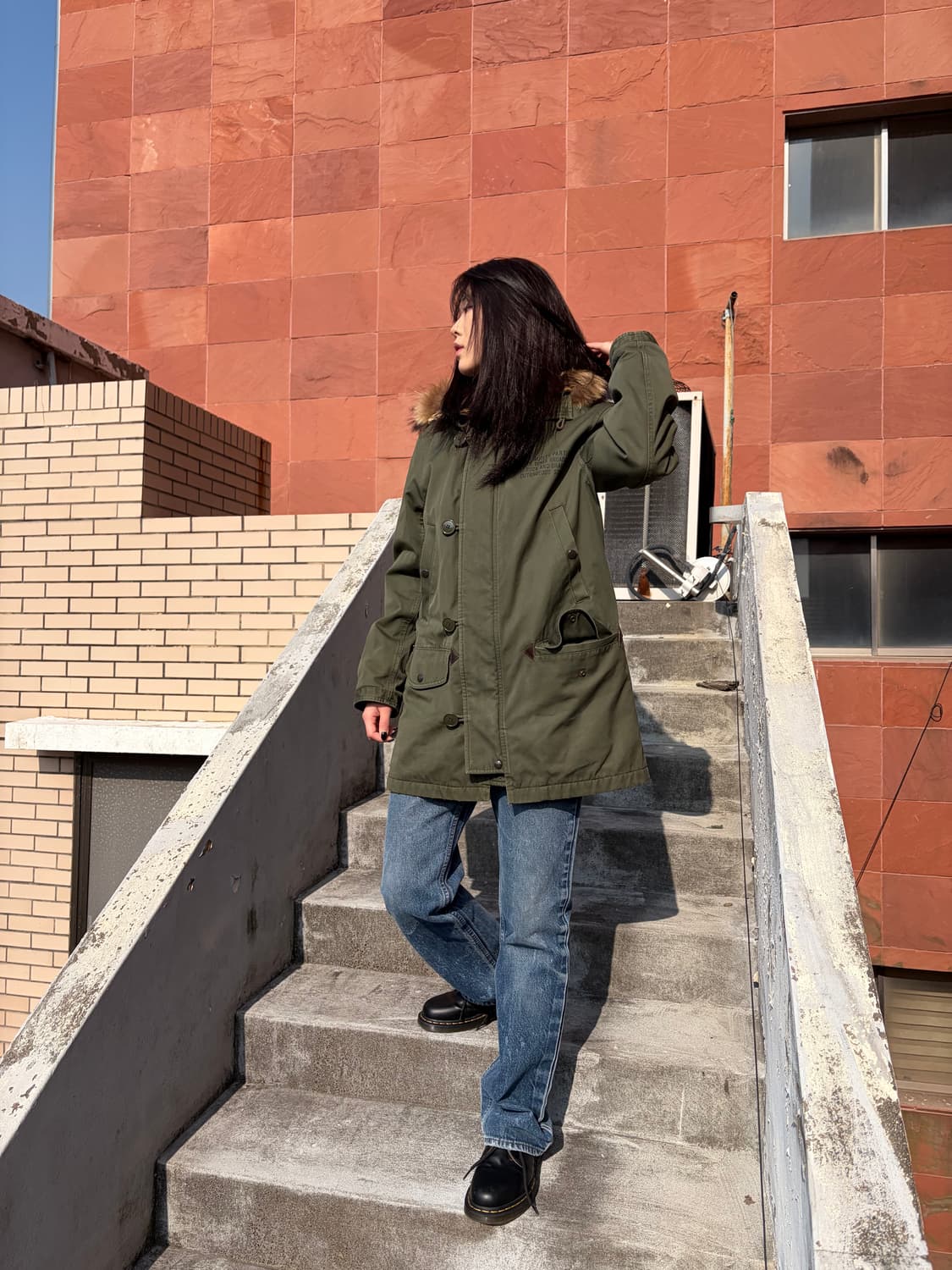 와코마리아 밀리터리 N3B 파카 상품이미지2