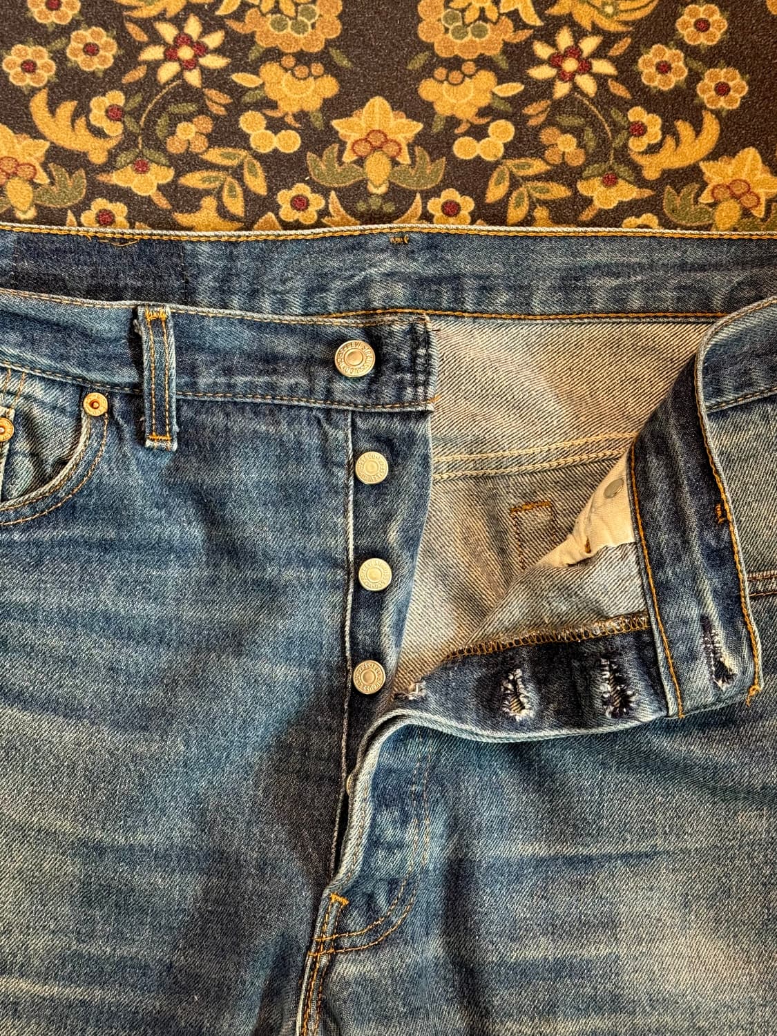 90s Made in USA 리바이스 501 데님팬츠 상품이미지4