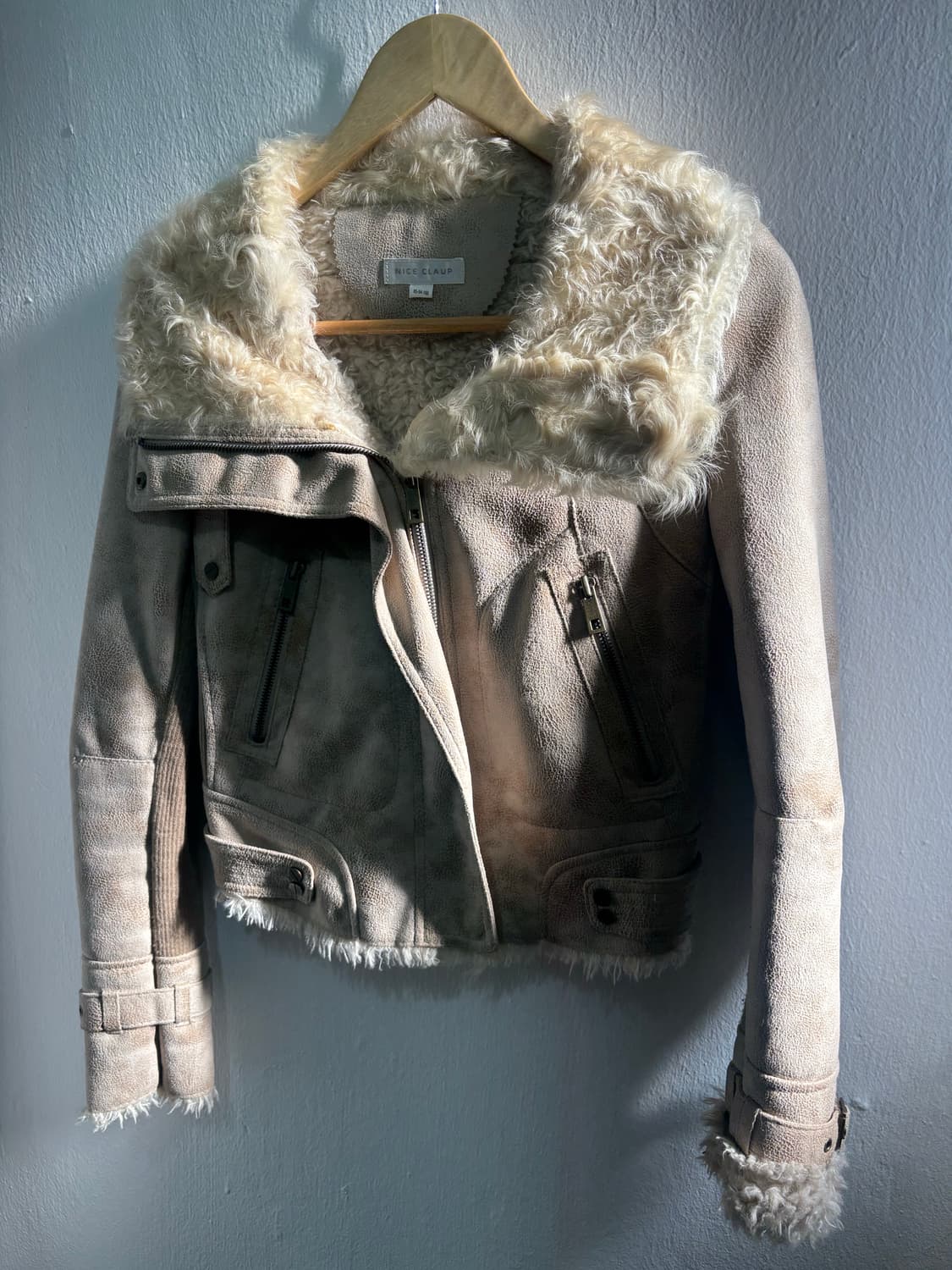 Nice Claup Fur Mustang High Neck Jacket 상품이미지5