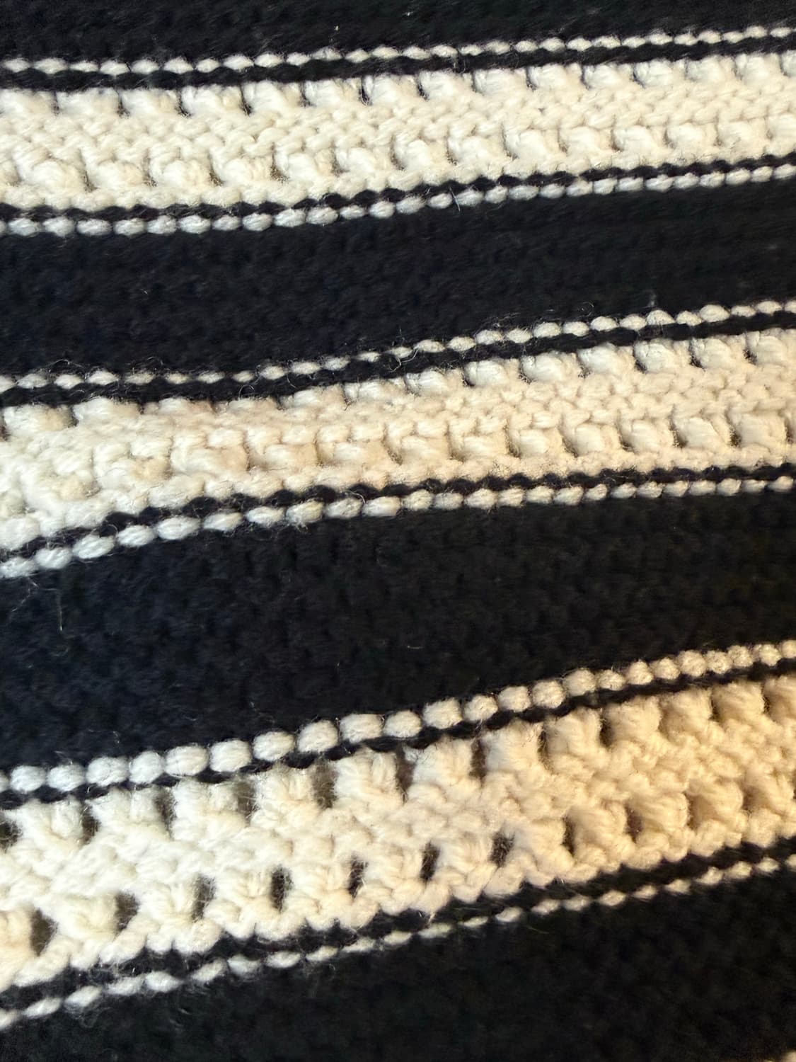 Stu 울 카라 스트라이프 가디건 블랙 m 상품이미지7