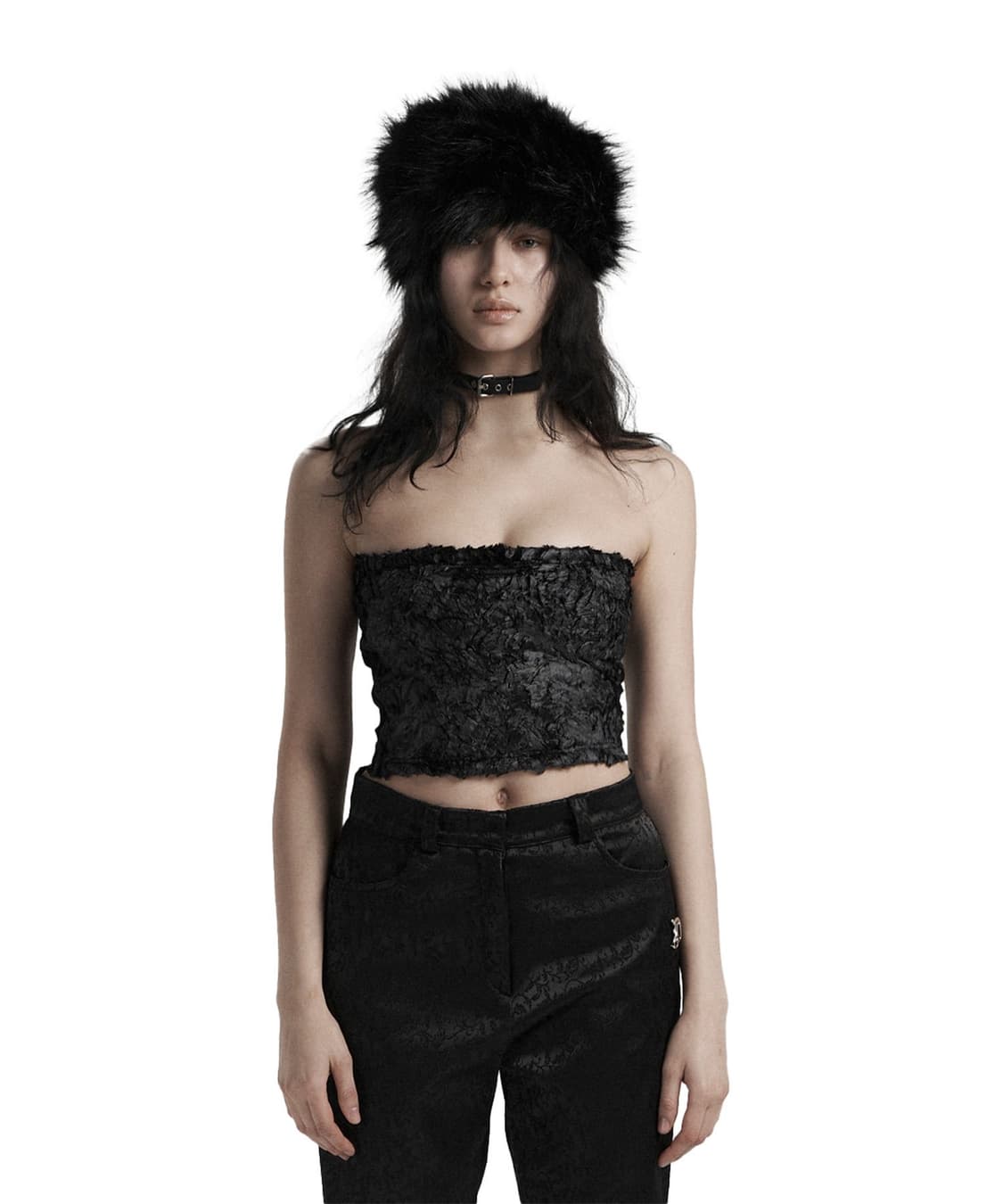 오도어 퍼 튜브탑 탑 상품이미지1