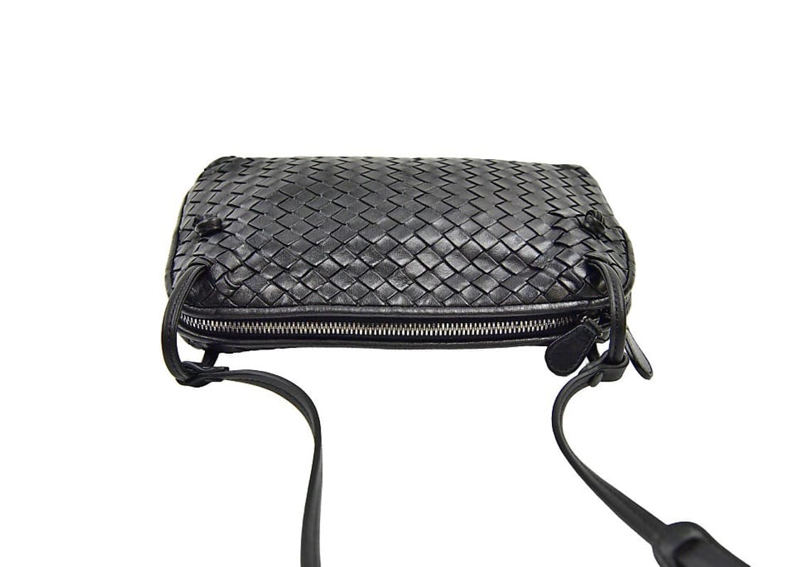 보테가베네타 블랙 인트레치아토 나파 노디니 크로스백(정품) 상품이미지9