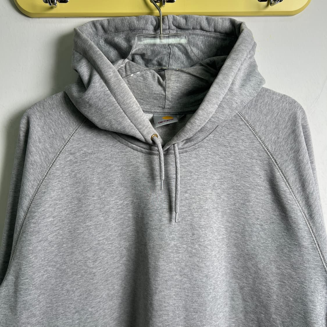 칼하트 그레이 래글런 후드티 XL 상품이미지4