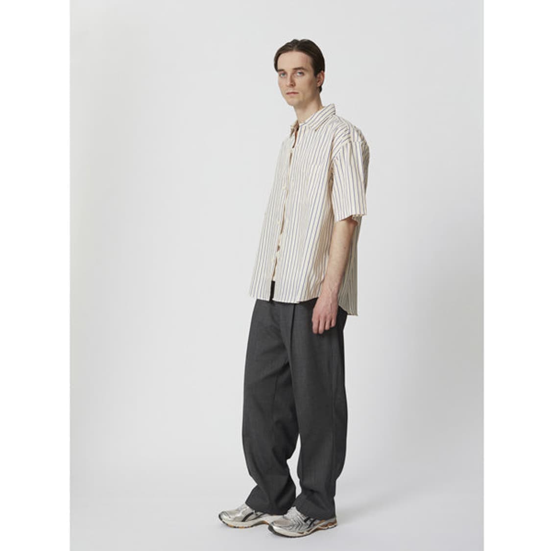 MFPEN INPUT SHIRT Vintage stripe  XL 새상품 상품이미지1