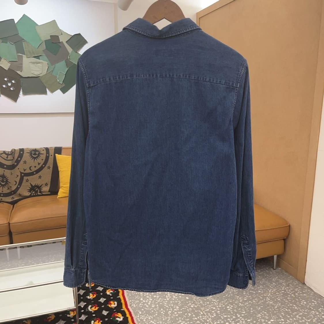 아페세 APC 올드스쿨 빈티지 캐주얼 데님 셔츠 S C08091 상품이미지4