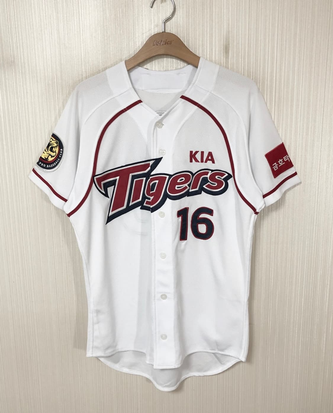 KBO 위팬 기아타이거즈 올드 홈유니폼/져지 100 #16 김주찬 상품이미지1