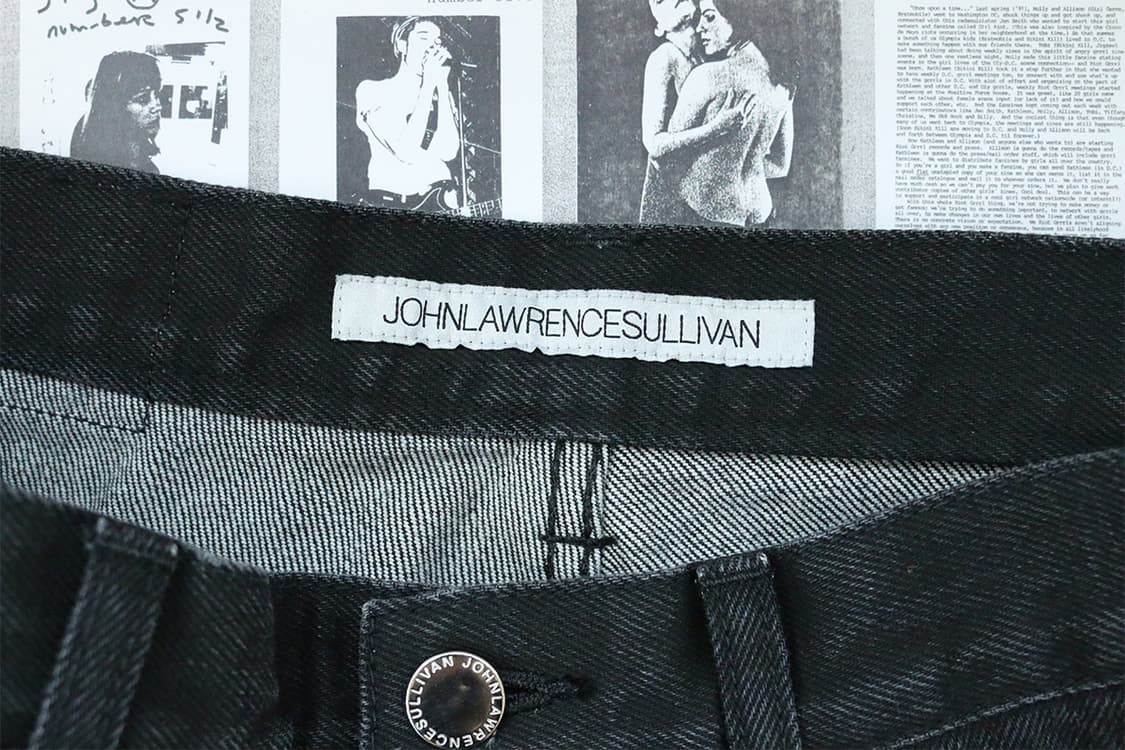 존 로렌스 설리반 블랙 부츠컷 데님팬츠  상품이미지7