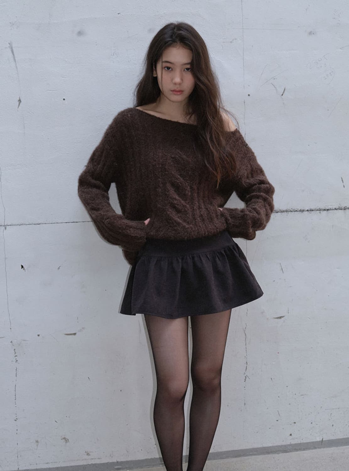 릴리코츠 리지 케이블 니트 상품이미지1