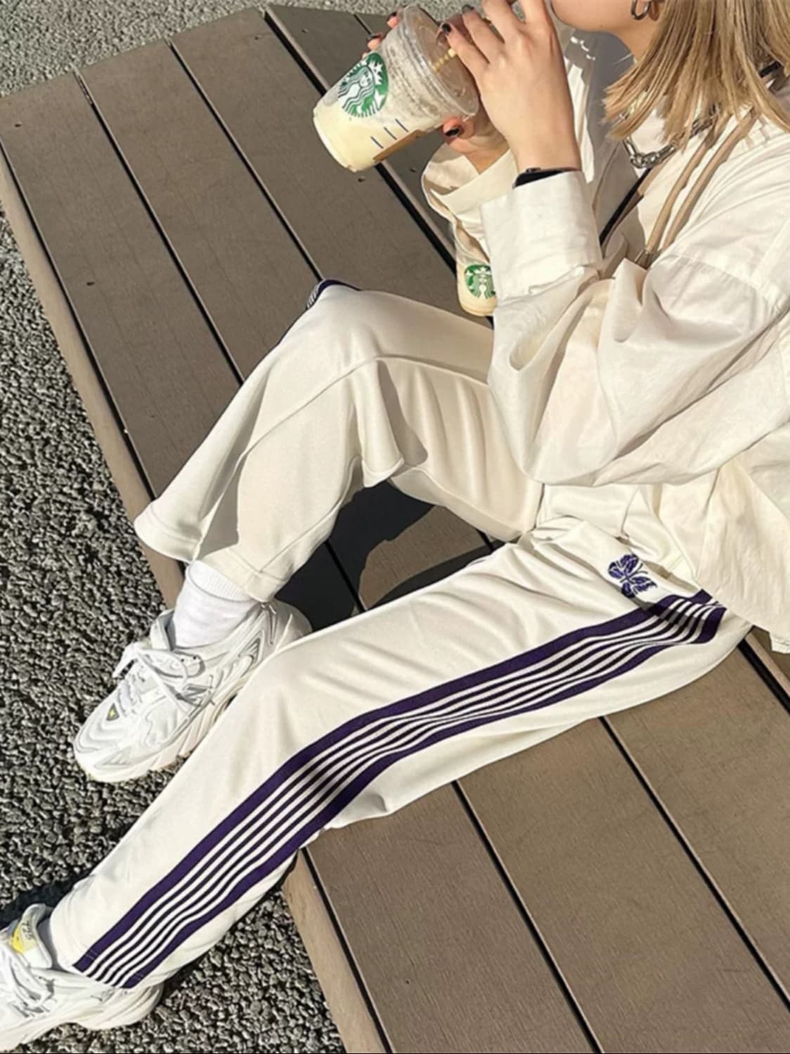 니들스 트랙팬츠 새상품 상품이미지2