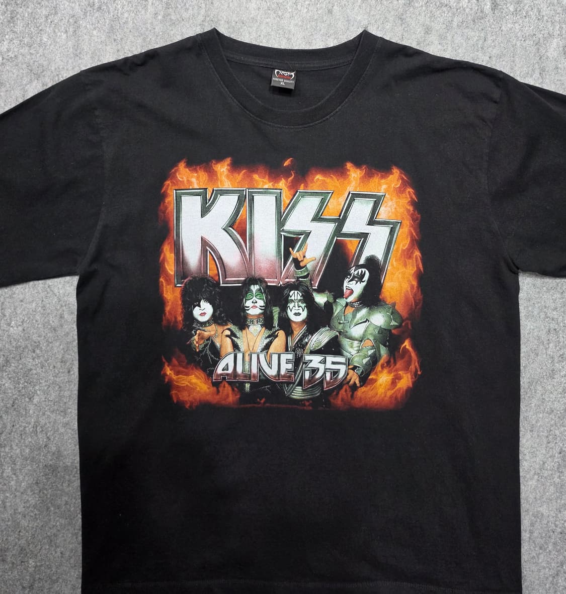 Rockvolution 락볼루션 kiss 락밴드 락티 반팔티 XL 상품이미지3