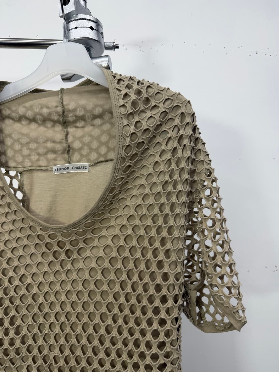 00s TsumoriChisato Open Mesh Layered Tee 상품이미지5