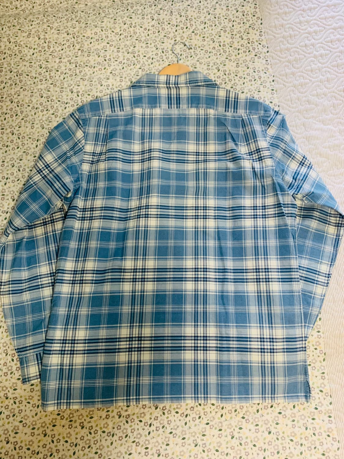 [M] 폴로 랄프로렌 클래식핏 인디고 플래드 캠프 셔츠 상품이미지3