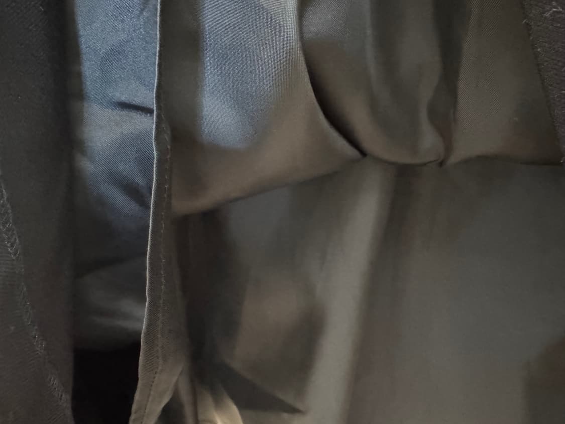 룩캐스트 울 핀턱 롱스커트 (black) m 상품이미지6