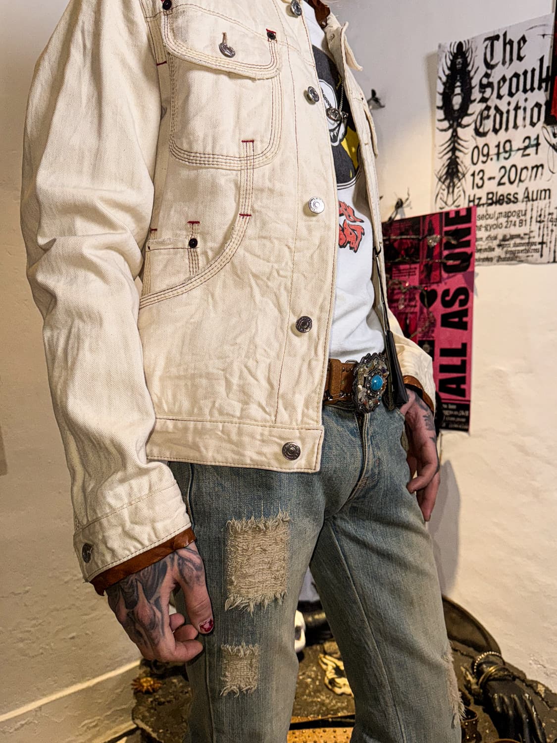 DSQUARED2 – 2006 S/S Leather Trim Jacket 상품이미지5