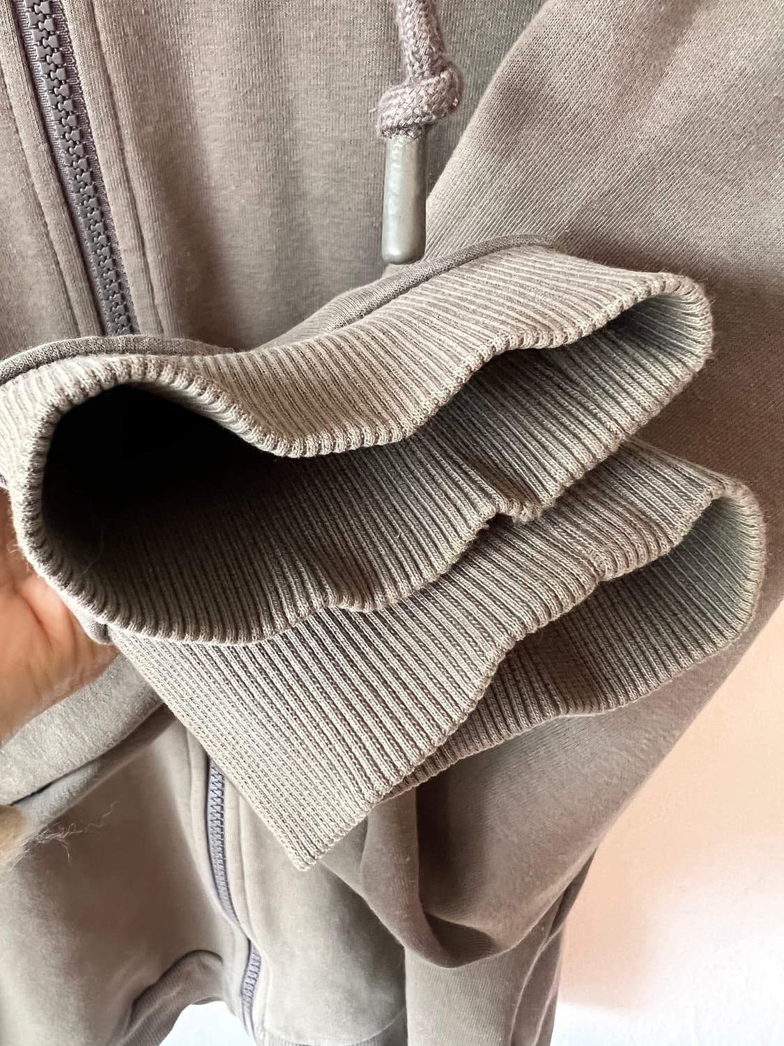 스노우피크 남성 카키 코튼 후드집업점퍼  상품이미지4