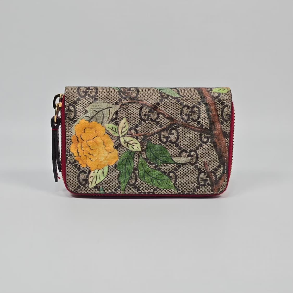 구찌 GG 슈프림 티안 지퍼 어라운드 카드 케이스 상품이미지3