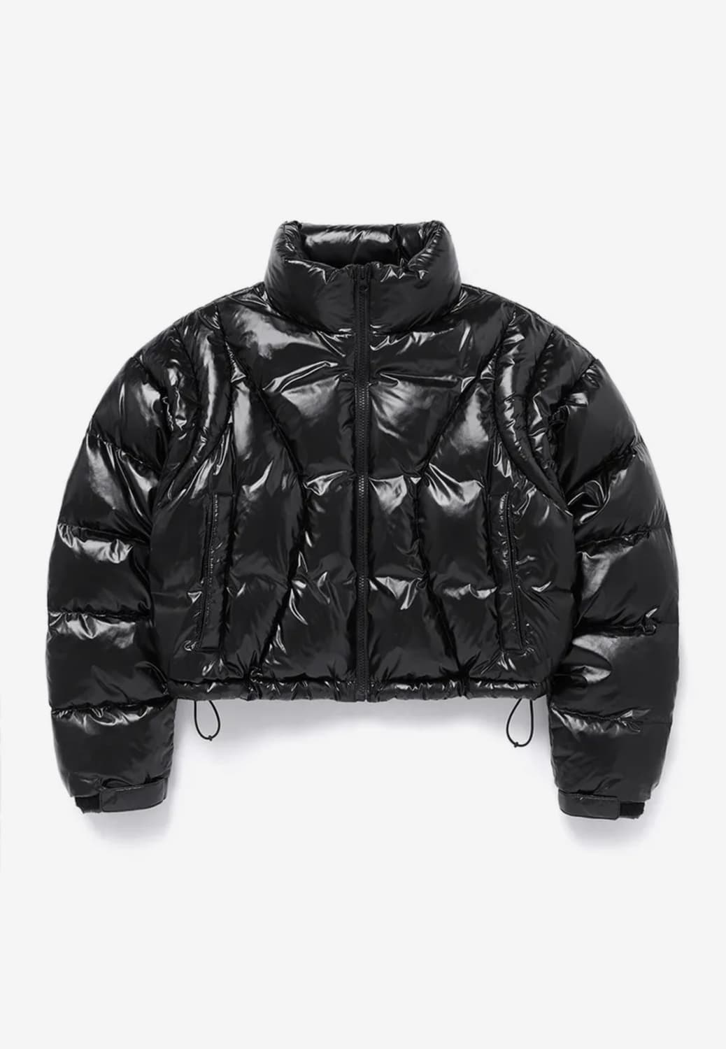 급처) 커렌트 글로시 코팅 숏패딩 상품이미지7