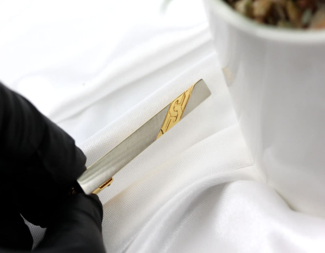 지방시 A등급 5.2cm 남자 명품 넥타이핀 상품이미지5