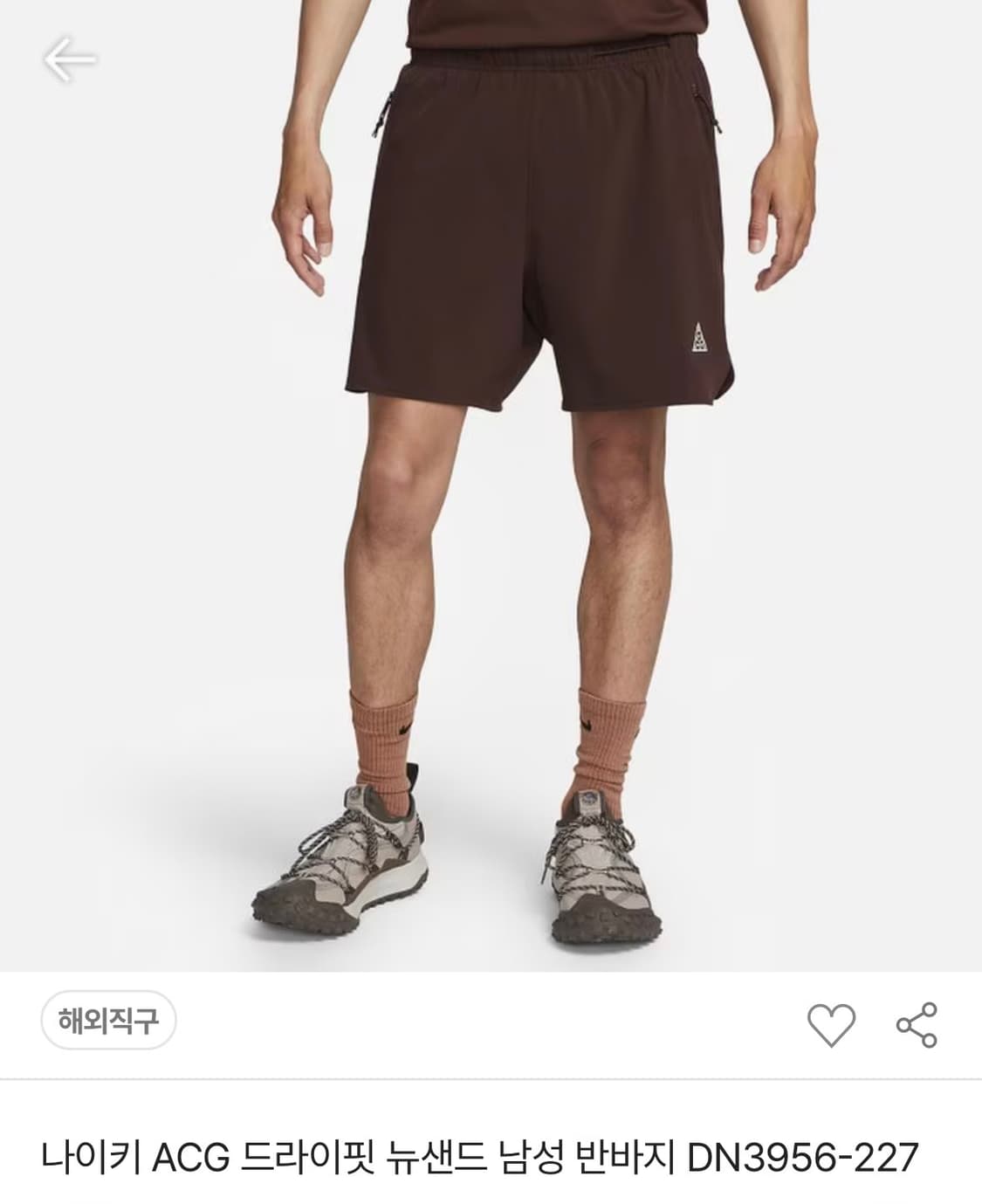 나이키 ACG 드라이핏 뉴 샌즈 쇼츠  상품이미지1
