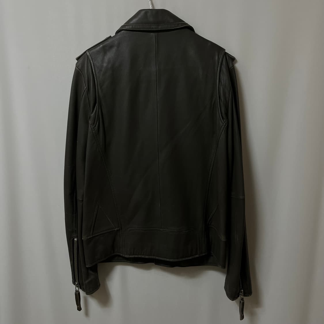 비욘드클로젯 더블 라이더 레더 가죽 자켓 S/90 상품이미지8