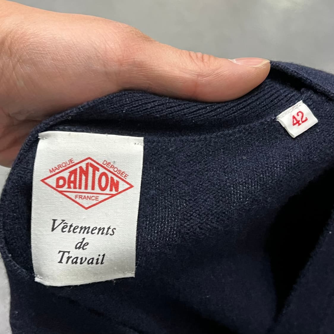  단톤 로고 가디건 y14487 상품이미지5