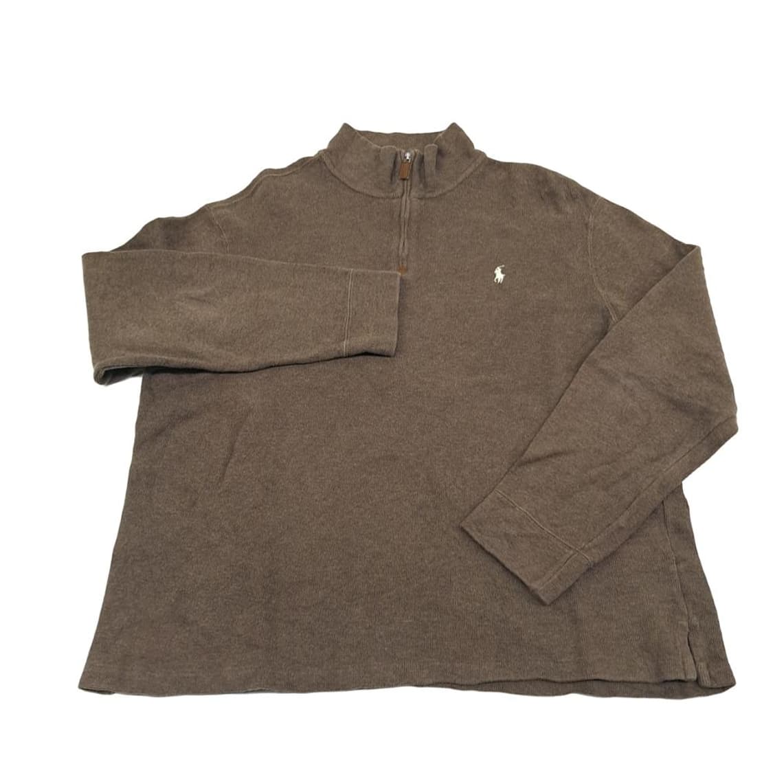 XL 폴로 브라운 하프집업 긴팔 니트 knit (CT974) 상품이미지2