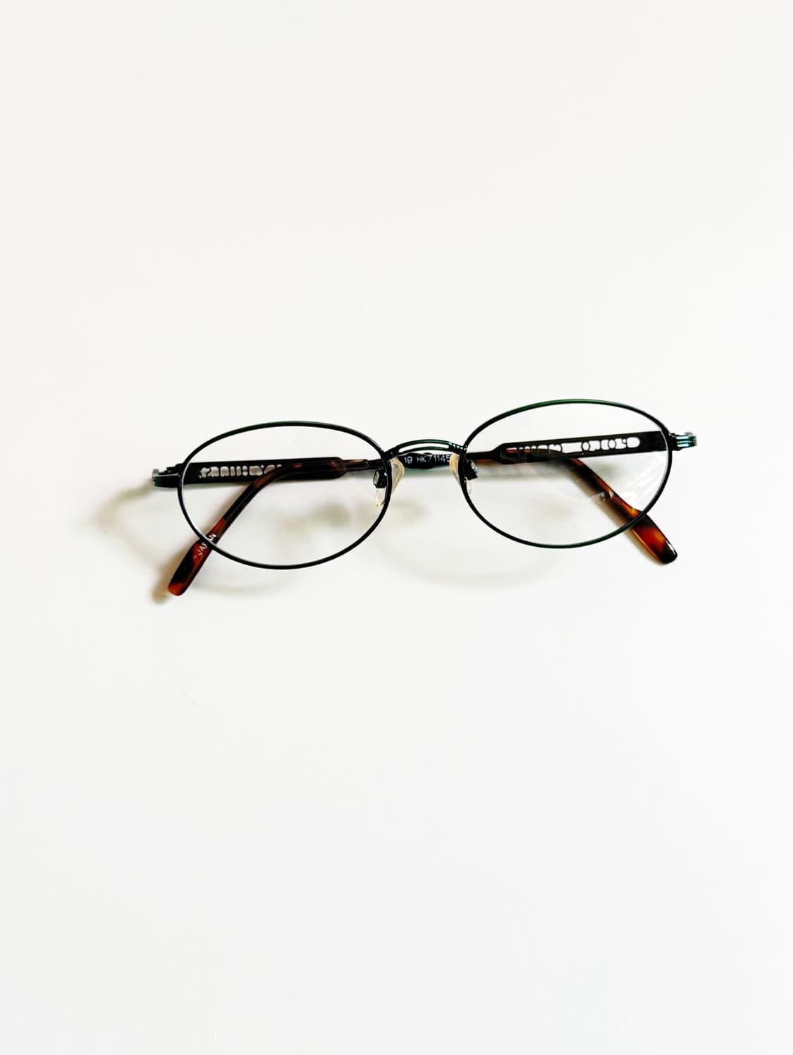 90s 일본제 베버리 힐즈 폴로클럽 슬림라운드 빈티지 안경 상품이미지1