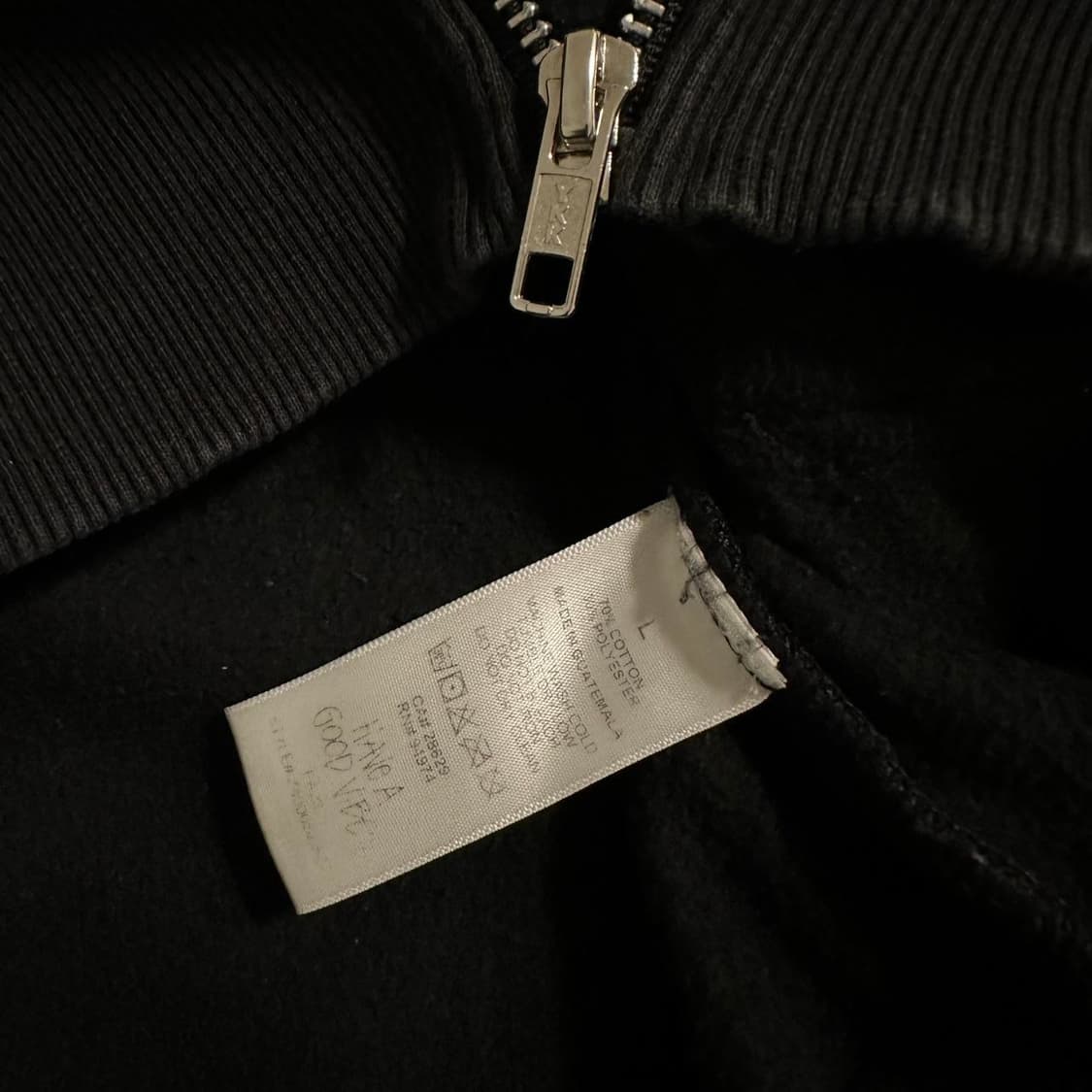 스투시 웹 S컬리 후드집업 블랙 상품이미지6