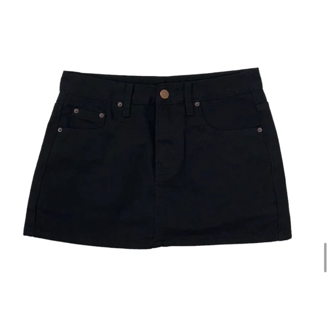 백포켓 코튼 미니스커트 상품이미지1