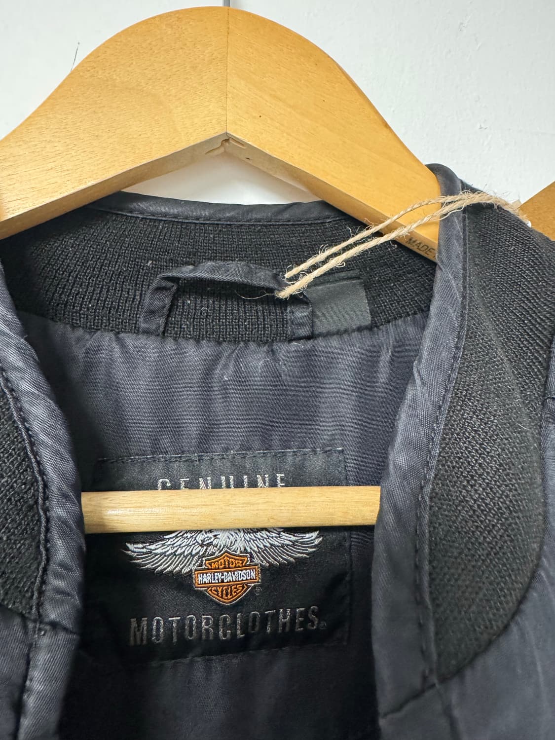 할리데이비슨 나일론 모터사이클 봄버 바시티 자켓 점퍼 S 상품이미지2