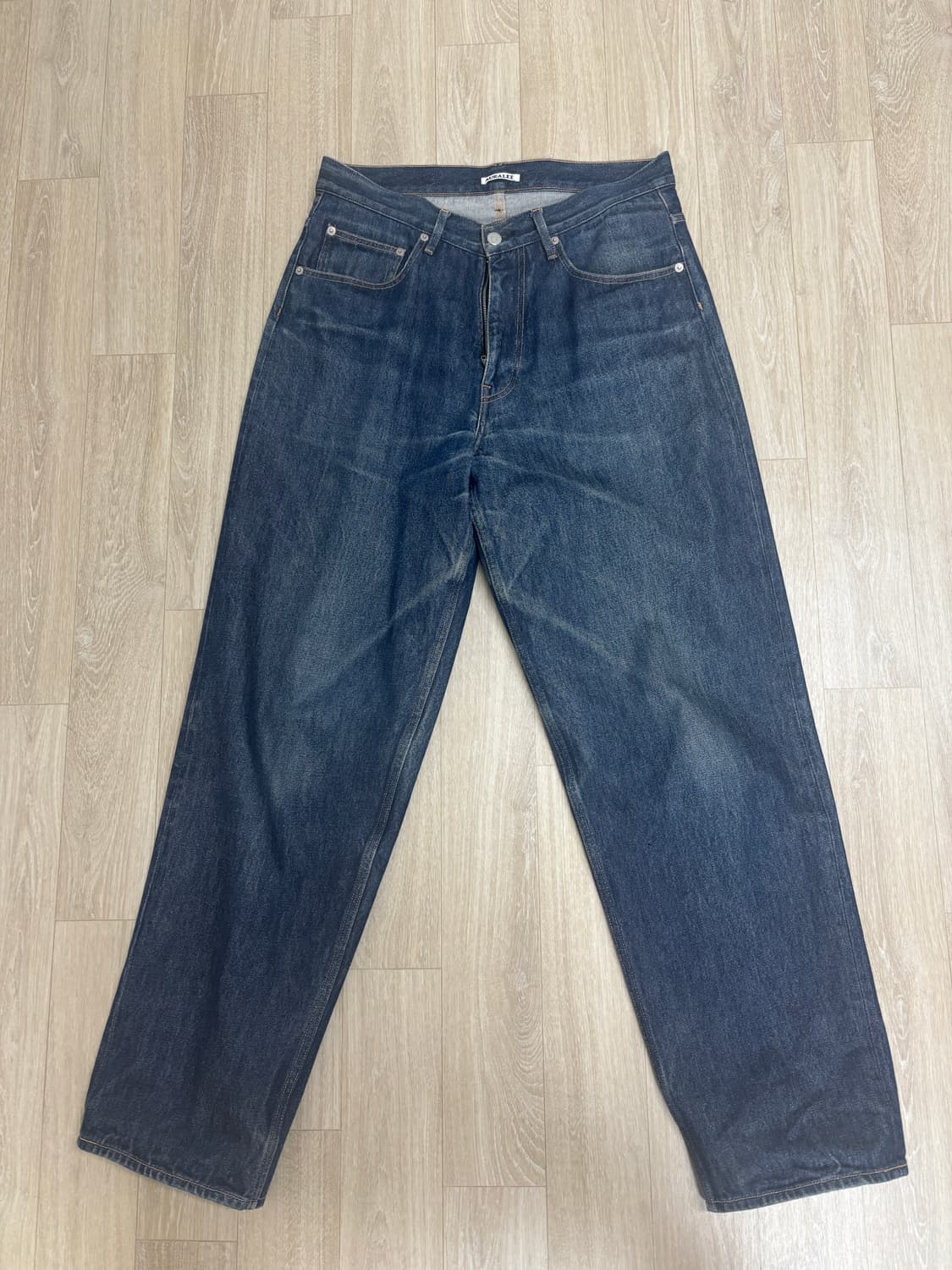 오라리 하드 트위스트 5p 와이드 데님 판매 상품이미지1