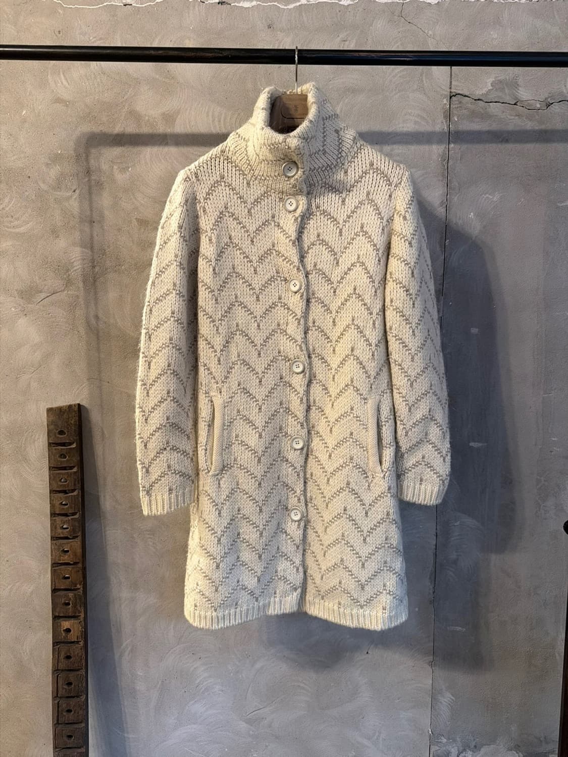 에스 기비엔 알파카 가디건 55~66 상품이미지4