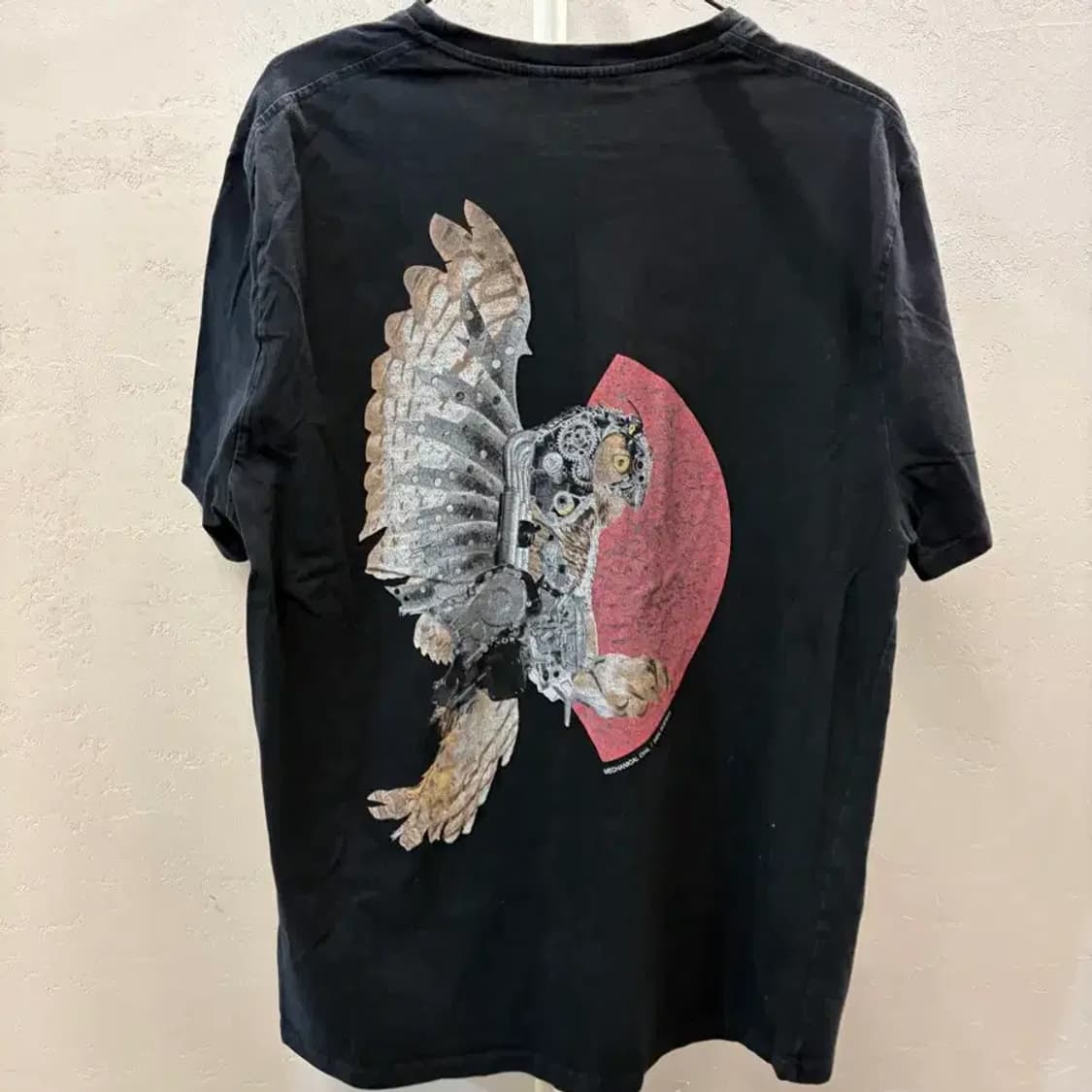 닐바렛 블랙 프린팅 티셔츠 XL 상품이미지7
