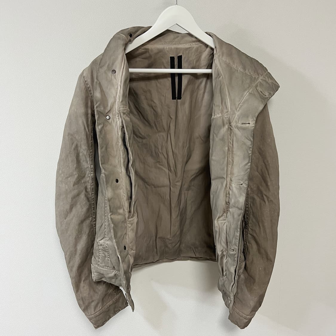 릭오웬스 13FW 다크쉐도우 더티 슬레이브 봄버 자켓 펄 상품이미지7