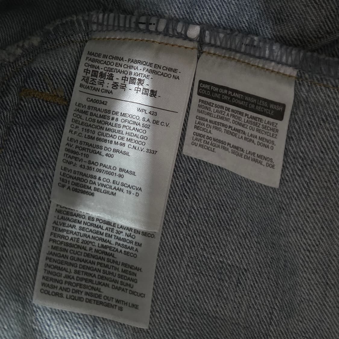 리바이스 데님자켓 S 상품이미지4
